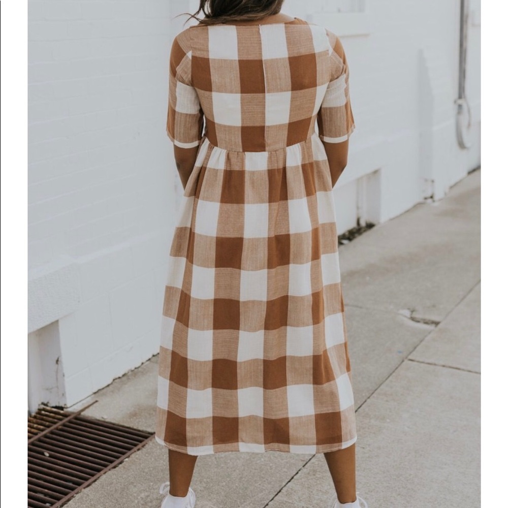 NWT Buffalo Check Nursing Dress - Picture 6 of 10